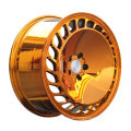 Golden Color Big Piece Alloy Wheel